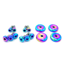 Load image into Gallery viewer, Fast Turn Fittings Engine Hardware Kit for F20C | F22C1 Engine Titanium Stage 1 - Black / Blue / Gold / Polished / Purple / Cosmic Burn / Oil Slick Alternate Image