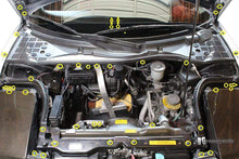 Load image into Gallery viewer, Fast Turn Fittings Front Bay Hardware Kit Honda NSX (1990-2005) Titanium - Purple / Gold / Cosmic Burn / Blue / Polished / Black Alternate Image
