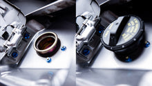 Load image into Gallery viewer, Fast Turn Fittings Fuel Door Hardware Kit for Honda S2000 AP1 / AP2 (2000-2009) Titanium - Polished / Black / Blue / Gold / Purple / Cosmic Burn Alternate Image