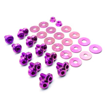 Load image into Gallery viewer, Fast Turn Fittings Engine Bay Hardware Kit for Honda Civic Si FB (2012-2015) Titanium Stage 1 - Purple / Black / Blue / Cosmic Burn / Gold / Oil Slick / Polished Alternate Image