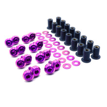 Load image into Gallery viewer, Fast Turn Fittings Trunk Plastic Clip Delete Hardware Kit for Honda Civic Si FB6 (2012-2015) Titanium - Purple / Black / Blue / Gold / Polished / Cosmic Burn Alternate Image