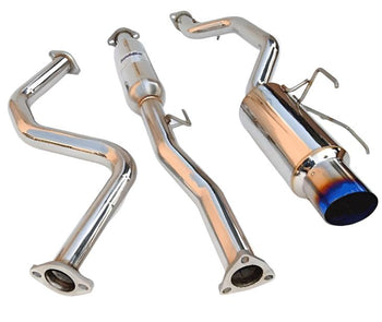 Invidia N1 Exhaust Honda Civic EG/EK Coupe (92-00) Titanium Burnt Blue