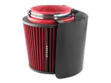 Load image into Gallery viewer, Rtunes Intake Heat Shield with Red Cone Air Filter Stainless Steel Black SHIELD-CK-RAFR Alternate Image