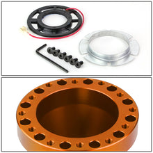 Load image into Gallery viewer, DNA 6-Hole Steering Wheel Hub Honda CRX (1988-1991) Black / Blue / Gold / Red / Silver / Purple Alternate Image