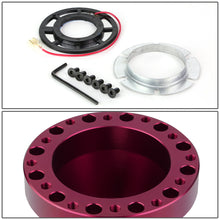 Load image into Gallery viewer, DNA 6-Hole Steering Wheel Hub Honda CRX (1988-1991) Black / Blue / Gold / Red / Silver / Purple Alternate Image