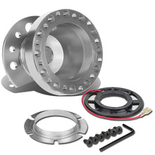 Load image into Gallery viewer, DNA 6-Hole Steering Wheel Hub Honda CRX (1988-1991) Black / Blue / Gold / Red / Silver / Purple Alternate Image