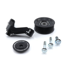 Load image into Gallery viewer, Hybrid Racing Idler Bracket &amp; Pulley Kit for Acura K Swap RSX (02-06) TSX (04-08) Machined &amp; Anodized Billet Aluminum HYB-IDB-01-04 Alternate Image