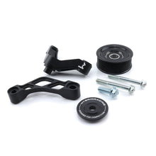 Load image into Gallery viewer, Hybrid Racing Idler Bracket &amp; Pulley Kit for Acura K Swap RSX (02-06) TSX (04-08) Machined &amp; Anodized Billet Aluminum HYB-IDB-01-04 Alternate Image