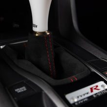 Load image into Gallery viewer, Hybrid Racing Shift Boot for Honda Civic FC / FE / Si FC1 / Type R FK8 (2016-2021) Black or Red Alcantara Alternate Image