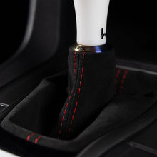 Load image into Gallery viewer, Hybrid Racing Shift Boot for Honda Civic FC / FE / Si FC1 / Type R FK8 (2016-2021) Black or Red Alcantara Alternate Image