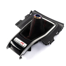 Load image into Gallery viewer, Hybrid Racing Shift Boot for Honda Civic FC / FE / Si FC1 / Type R FK8 (2016-2021) Black or Red Alcantara Alternate Image