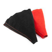 Load image into Gallery viewer, Hybrid Racing Shift Boot for Honda Civic FA / FD / FG / Si FG2 / Type R FD2 (2012–2015) Black or Red Alcantara Alternate Image