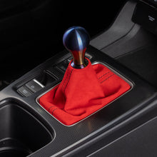 Load image into Gallery viewer, Hybrid Racing Shift Boot for Honda Civic FE / FL / Si FE1 / Type R FL5 (2022-2026) Black or Red Alcantara Alternate Image