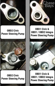 Chase Bays Power Steering Kit Honda Civic EG w/ B / D Series Engine (92-95) OBD1 or OBD2 Power Steering Pump