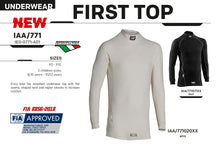 Load image into Gallery viewer, OMP FIRST Top / Pants Fireproof Underwear [FIA 8856-2018] Black or White - Tops / White / Small Alternate Image