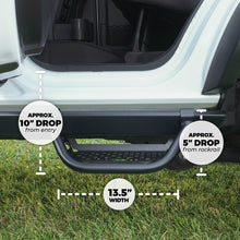 Load image into Gallery viewer, IAG Offroad Side Step Add-on for Ford Bronco (2021-2026) EZ-Step with Black Powder Coat Finish Alternate Image