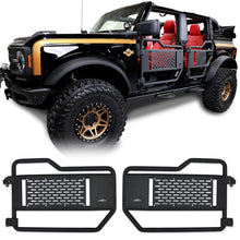 Load image into Gallery viewer, IAG Offroad Tube Doors for Ford Bronco (2021-2026) Front or Rear - Black Powder Coated Alternate Image