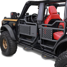 Load image into Gallery viewer, IAG Offroad Tube Doors for Ford Bronco (2021-2026) Front or Rear - Black Powder Coated Alternate Image