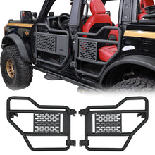 Load image into Gallery viewer, IAG Offroad Tube Doors for Ford Bronco (2021-2026) Front or Rear - Black Powder Coated Alternate Image