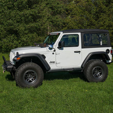 Load image into Gallery viewer, IAG Offroad Side Step Add-on for Jeep Wrangler JL (2018-2026) EZ-Step for 2 or 4 Door - Requires OEM Rock Rails - 2 Door / Black Alternate Image