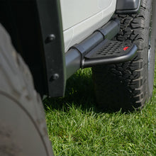 Load image into Gallery viewer, IAG Offroad Side Step Add-on for Jeep Wrangler JL (2018-2026) EZ-Step for 2 or 4 Door - Requires OEM Rock Rails - 2 Door / Black Alternate Image