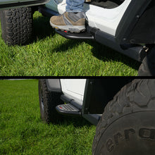 Load image into Gallery viewer, IAG Offroad Side Step Add-on for Jeep Wrangler JL (2018-2026) EZ-Step for 2 or 4 Door - Requires OEM Rock Rails - 2 Door / Black Alternate Image