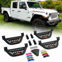 Load image into Gallery viewer, IAG Offroad Side Step Add-on for Jeep Wrangler JL (2018-2026) EZ-Step for 2 or 4 Door - Requires OEM Rock Rails - 2 Door / Black Alternate Image