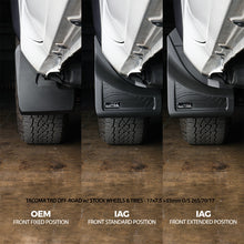 Load image into Gallery viewer, IAG Offroad Mud Flaps for Toyota Tacoma (2024-2027) Trail Shield - Adjustable Front &amp; Rear Set IAG-BDY-T1301 Alternate Image