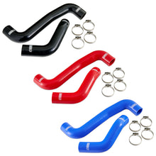 Load image into Gallery viewer, IAG Performance Radiator Hose for Subaru WRX (08-14) WRX STI (08-21) Silicone Hose Kit Red / Blue / Black - Black Alternate Image