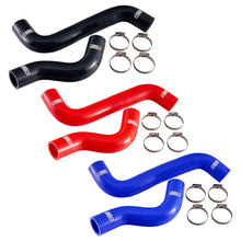 Load image into Gallery viewer, IAG Performance Radiator Hoses for Subaru WRX (2015-2021) Silicone Upper &amp; Lower Kit OE Style Red / Blue / Black - Black Alternate Image