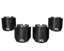 Load image into Gallery viewer, IRL 4.5" Slant Cut Exhaust Tips BMW G87 M2 / G80 G81 M3 / G82 G83 M4 (2021-2025) Set of 4, Clamp-On OEM Replacement Alternate Image