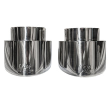 Load image into Gallery viewer, IRL 4.5" Slant Cut Exhaust Tips BMW G87 M2 / G80 G81 M3 / G82 G83 M4 (2021-2025) Set of 4, Clamp-On OEM Replacement Alternate Image