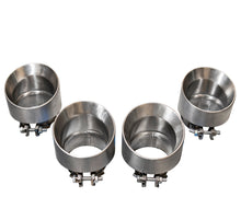 Load image into Gallery viewer, IRL 4.5" Slant Cut Exhaust Tips BMW G87 M2 / G80 G81 M3 / G82 G83 M4 (2021-2025) Set of 4, Clamp-On OEM Replacement Alternate Image