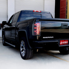 Load image into Gallery viewer, AlphaRex LED Tail Lights GMC Sierra (14-18) LUXX Series - Alpha-Black / Black / Black-Red Alternate Image