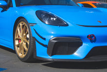 Load image into Gallery viewer, APR Front Bumper Canards Porsche 718 Cayman GT4 (2020-2023) [Carbon Fiber] AB-545038 Alternate Image