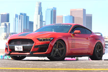 Load image into Gallery viewer, AlphaRex LED Projector Headlights Ford Mustang (15-17) S550 [3D Ice-Cube LED - NOVA Series w/ DRL] Alpha-Black or Black Alternate Image
