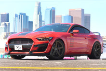 Load image into Gallery viewer, AlphaRex LED Projector Headlights Ford Mustang Shelby GT350 / GT500 (18-20) S550 [3D Ice-Cube LED - NOVA Series w/ DRL] Alpha-Black or Black Alternate Image