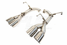Load image into Gallery viewer, PLM Exhaust for Subaru WRX / STi (2011-2020) Axleback Muffler Delete - Polished or Titanium Blue Tip - 2011-2014 / Polished Alternate Image
