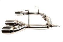 Load image into Gallery viewer, PLM Exhaust for Subaru WRX / STi (2011-2020) Axleback Muffler Delete - Polished or Titanium Blue Tip - 2011-2014 / Polished Alternate Image