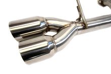 Load image into Gallery viewer, PLM Exhaust for Subaru WRX / STi (2011-2020) Axleback Muffler Delete - Polished or Titanium Blue Tip - 2011-2014 / Polished Alternate Image