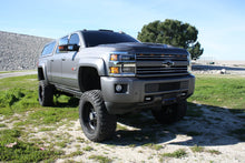 Load image into Gallery viewer, AlphaRex LED Projector Headlights Chevy Silverado 2500HD/3500HD (15-19) [3D Ice-Cube LED - NOVA Series w/ DRL] Black / Chrome / Jet Black - Black Alternate Image