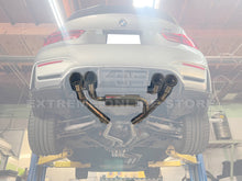 Load image into Gallery viewer, EOS Exhaust for BMW M3 F80 (15-18) M4 F82 F83 (15-19) Polished 3.5" Quad Tip Axle-Back Alternate Image