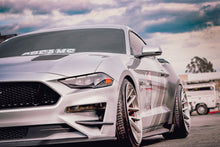 Load image into Gallery viewer, AlphaRex LED Projector Headlights Ford Mustang (18-22) S550 [3D Ice-Cube LED - NOVA Series w/ DRL] Alpha-Black or Black Alternate Image