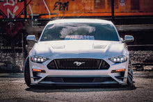 Load image into Gallery viewer, AlphaRex LED Projector Headlights Ford Mustang (18-22) S550 [3D Ice-Cube LED - NOVA Series w/ DRL] Alpha-Black or Black Alternate Image