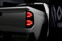 Load image into Gallery viewer, AlphaRex LED Tail Lights Toyota Tundra (14-21) LUXX Series - Black  / Black-Red / Alpha-Black Alternate Image