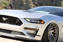 Load image into Gallery viewer, AlphaRex LED Projector Headlights Ford Mustang (18-22) S550 [3D Ice-Cube LED - NOVA Series w/ DRL] Alpha-Black or Black - Tribar DRL / Black Alternate Image