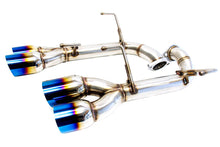 Load image into Gallery viewer, PLM Exhaust for Subaru WRX / STi (2011-2020) Axleback Muffler Delete - Polished or Titanium Blue Tip - 2011-2014 / Titanium Blue Alternate Image