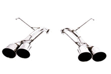 Load image into Gallery viewer, PLM Exhaust for Subaru WRX / STi (2011-2020) Axleback Muffler Delete - Polished or Titanium Blue Tip - 2011-2014 / Polished Alternate Image