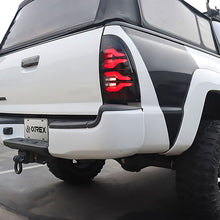 Load image into Gallery viewer, AlphaRex LED Tail Lights Toyota Tacoma (05-15) LUXX Series - Black  / Red / Alpha-Black Alternate Image