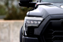 Load image into Gallery viewer, AlphaRex LED Projector Headlights Toyota Tundra/Sequoia (22-26) [NOVA Series w/ DRL] Alpha-Black or Black - Alpha-Black w/ White DRL / Stock LED Alternate Image